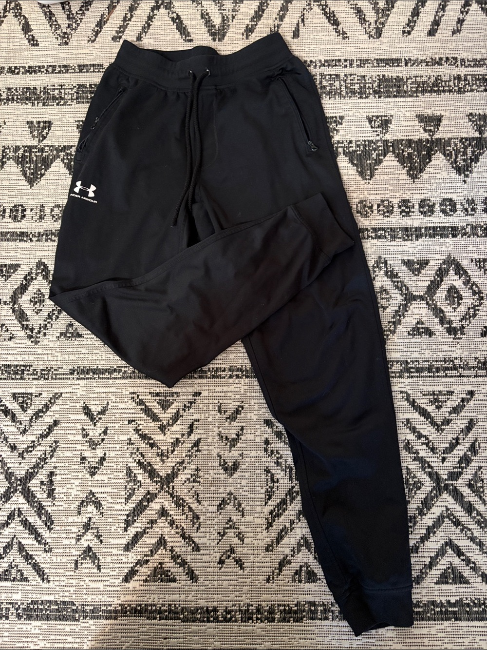 Under Armour Black Performance Joggers with Logo